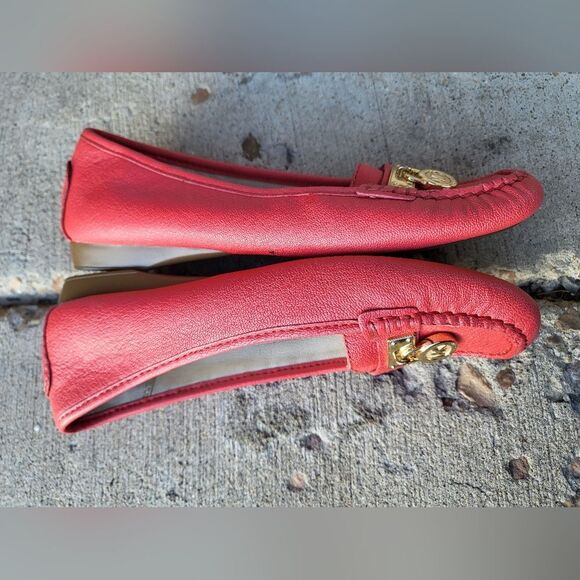Michael Kors Hamilton Loafer Slip-On Moccasin Shoes Watermelon Women's Size 6M - Picture 6 of 11